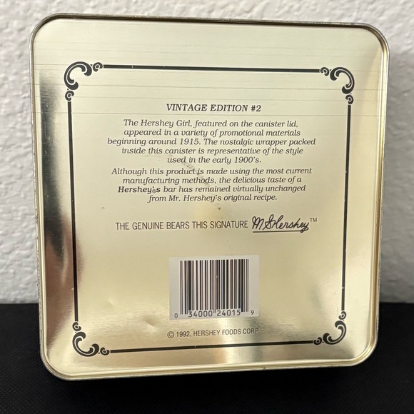 Vintage (1992) Herseys Pure Milk Choc Bin - Picture 2 of 3